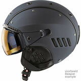 casco sp-4 skihelm grijs 4035 met bril