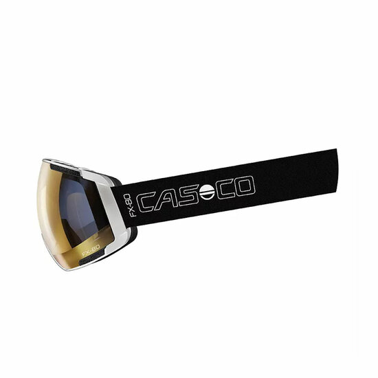 Casco FX-80 Vautron zilver skibril - Strap - Photochromic cat. 1-3 (☁/❄)