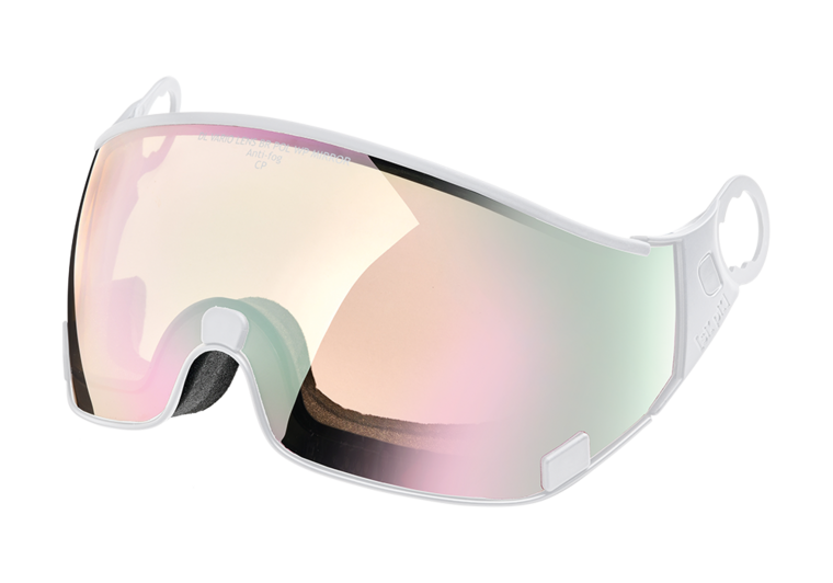 CP 50 Skihelm Vizier Meekleurend Los - DL Vario Lens Water Pink Mirror Cat. 1-2 (☁/❄/☀) - Voor CP Skihelmen